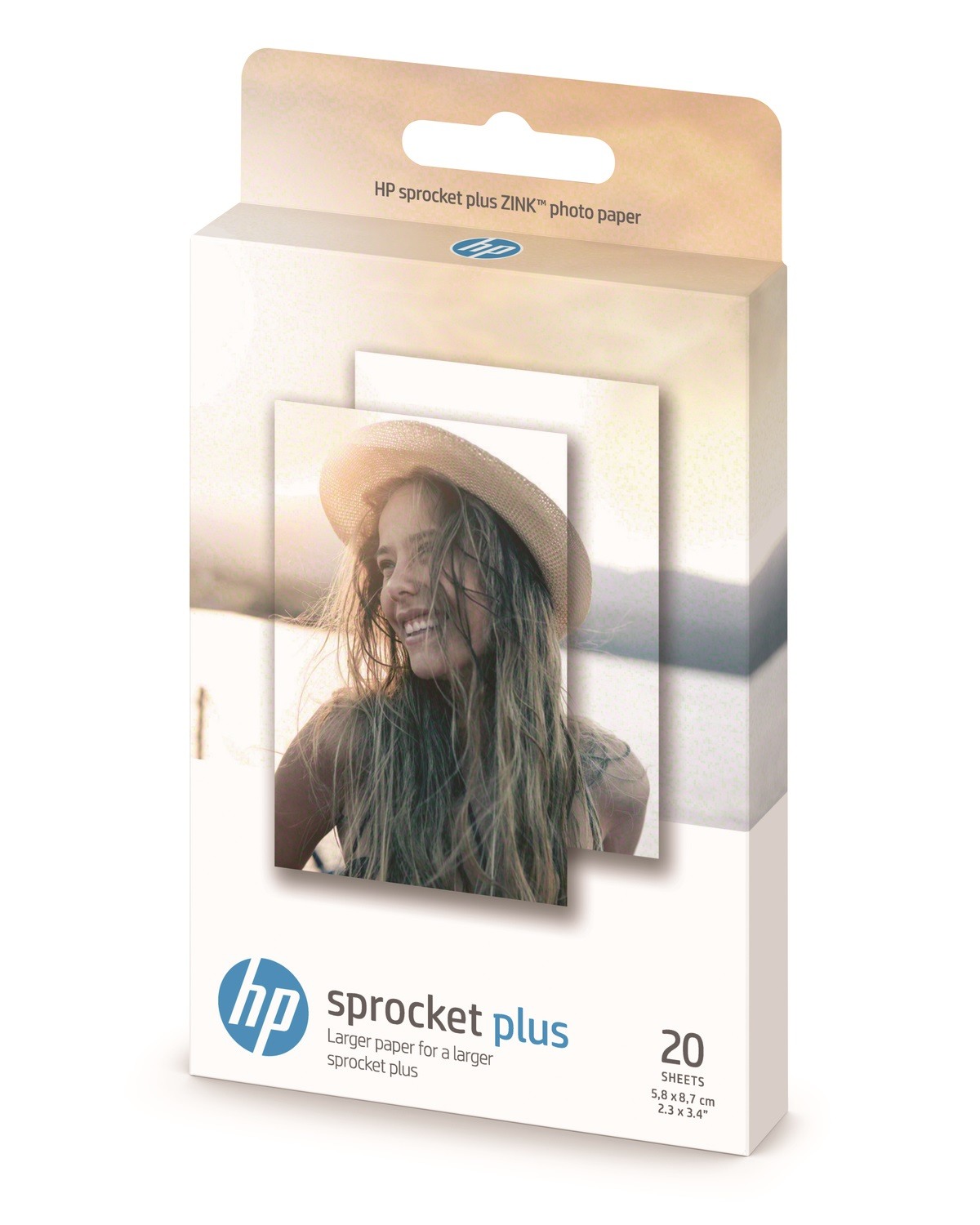 HP ZINK Photo Paper 5,8x8,7 cm HPIZL2X320 Sprocket Plus 20 feuilles
