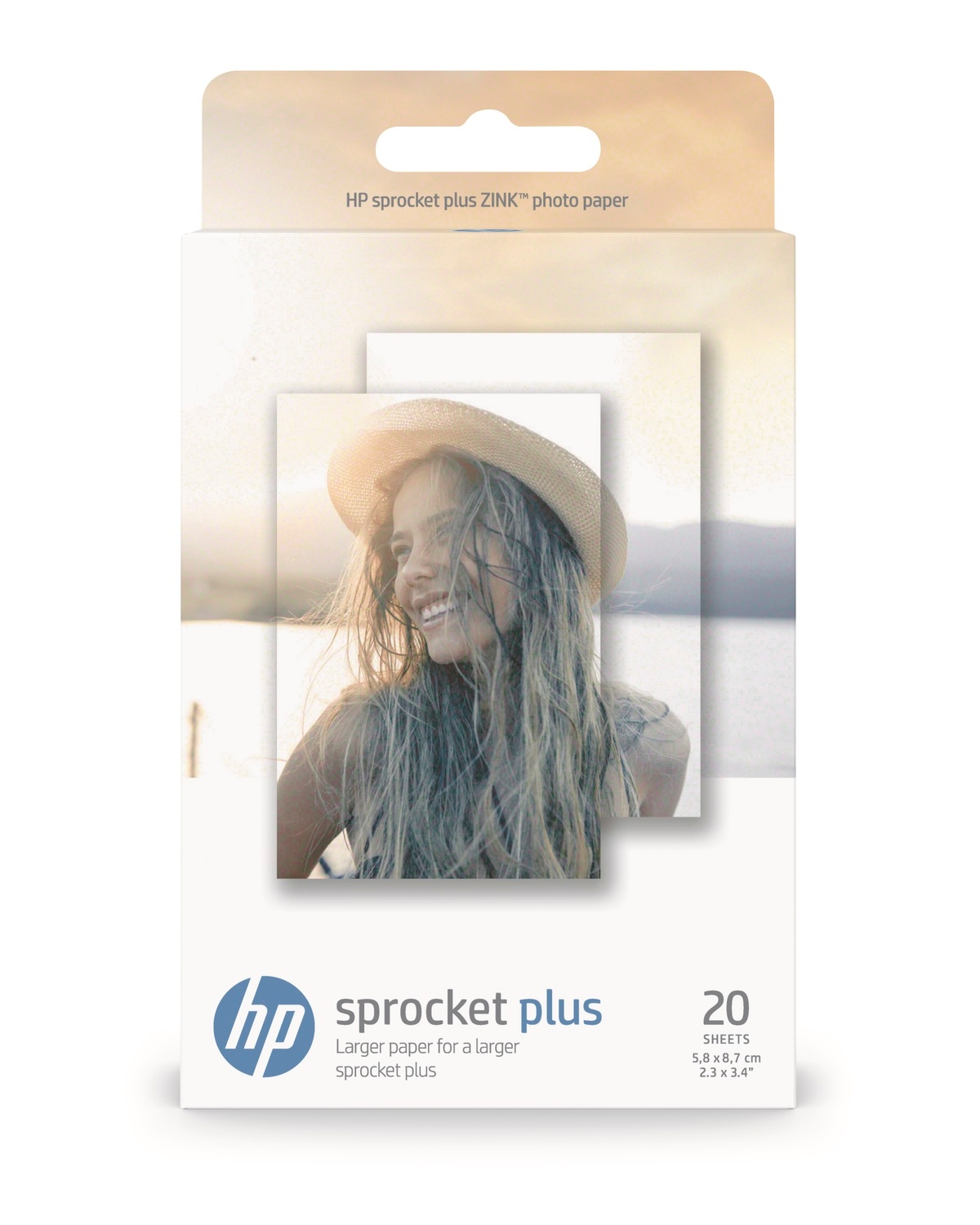HP ZINK Photo Paper 5,8x8,7 cm HPIZL2X320 Sprocket Plus 20 feuilles