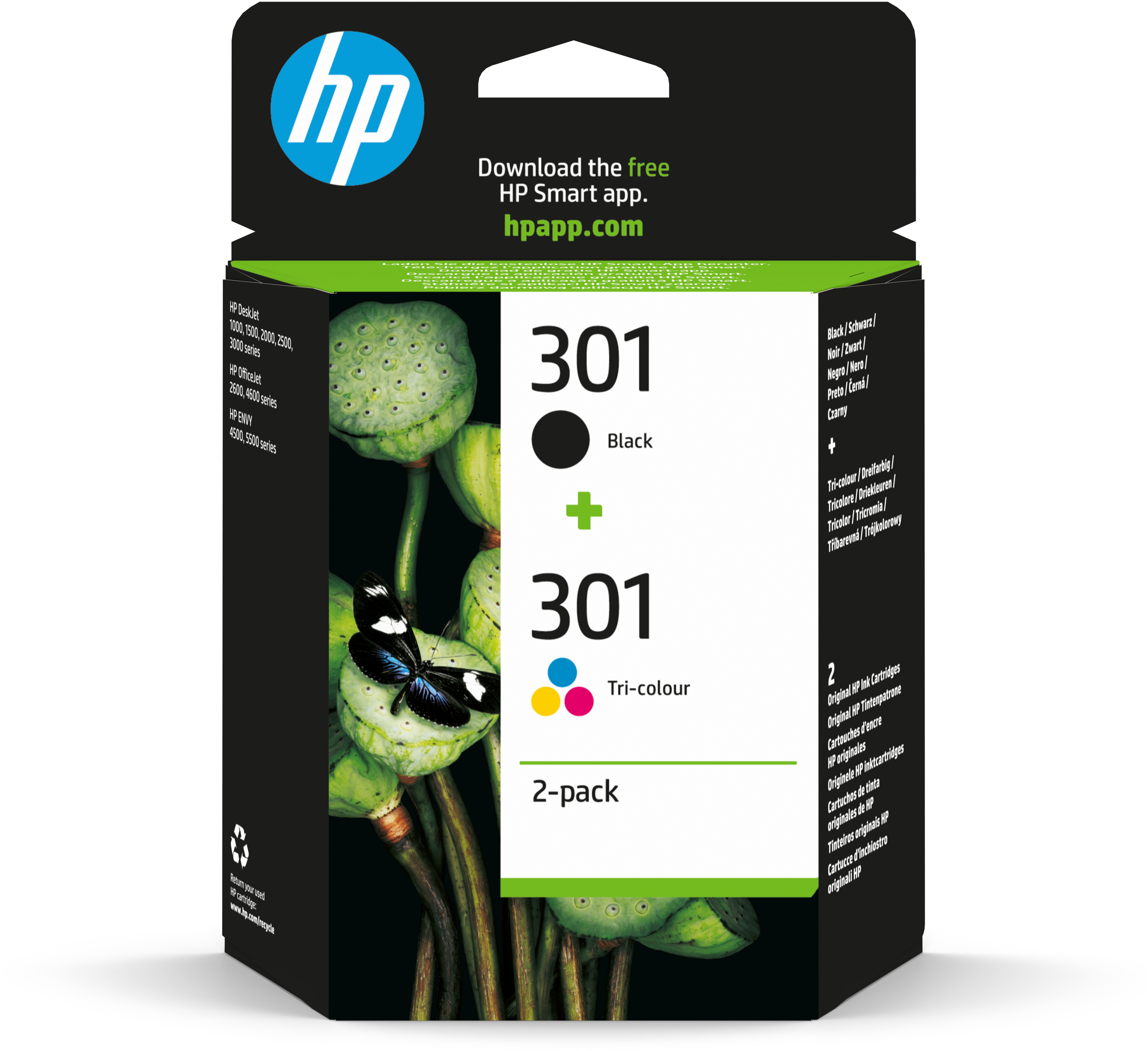 HP Combopack 301 BK/color N9J72AE DeskJet 2050 190/165 Seiten<br>