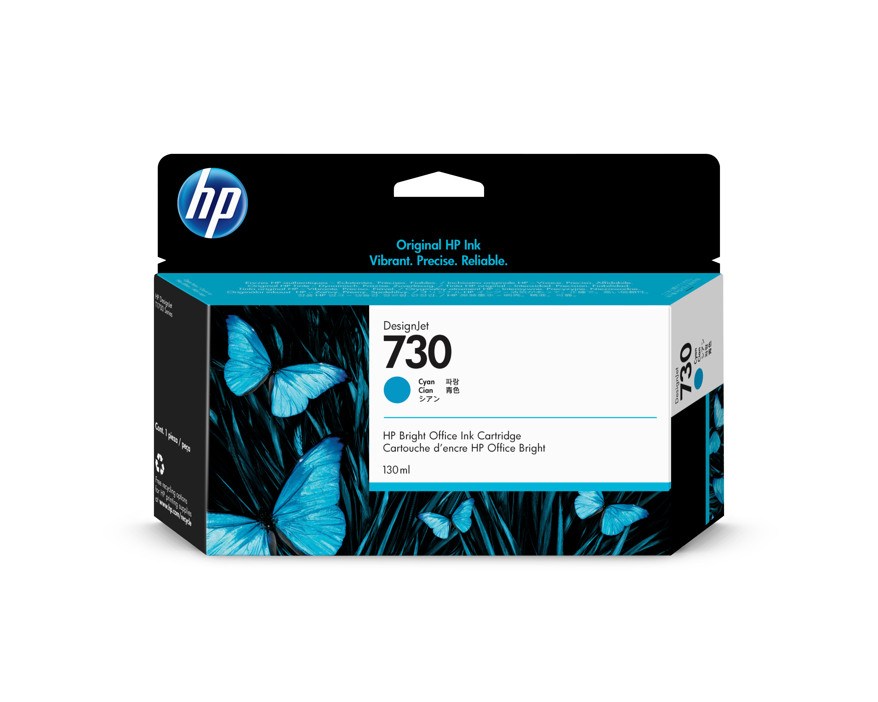 HP P2V62A Tinte cyan