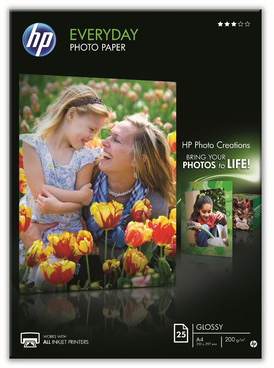 HP Everyday Photo Paper 200g A4 Q5451A InkJet, glossy 25 flls.