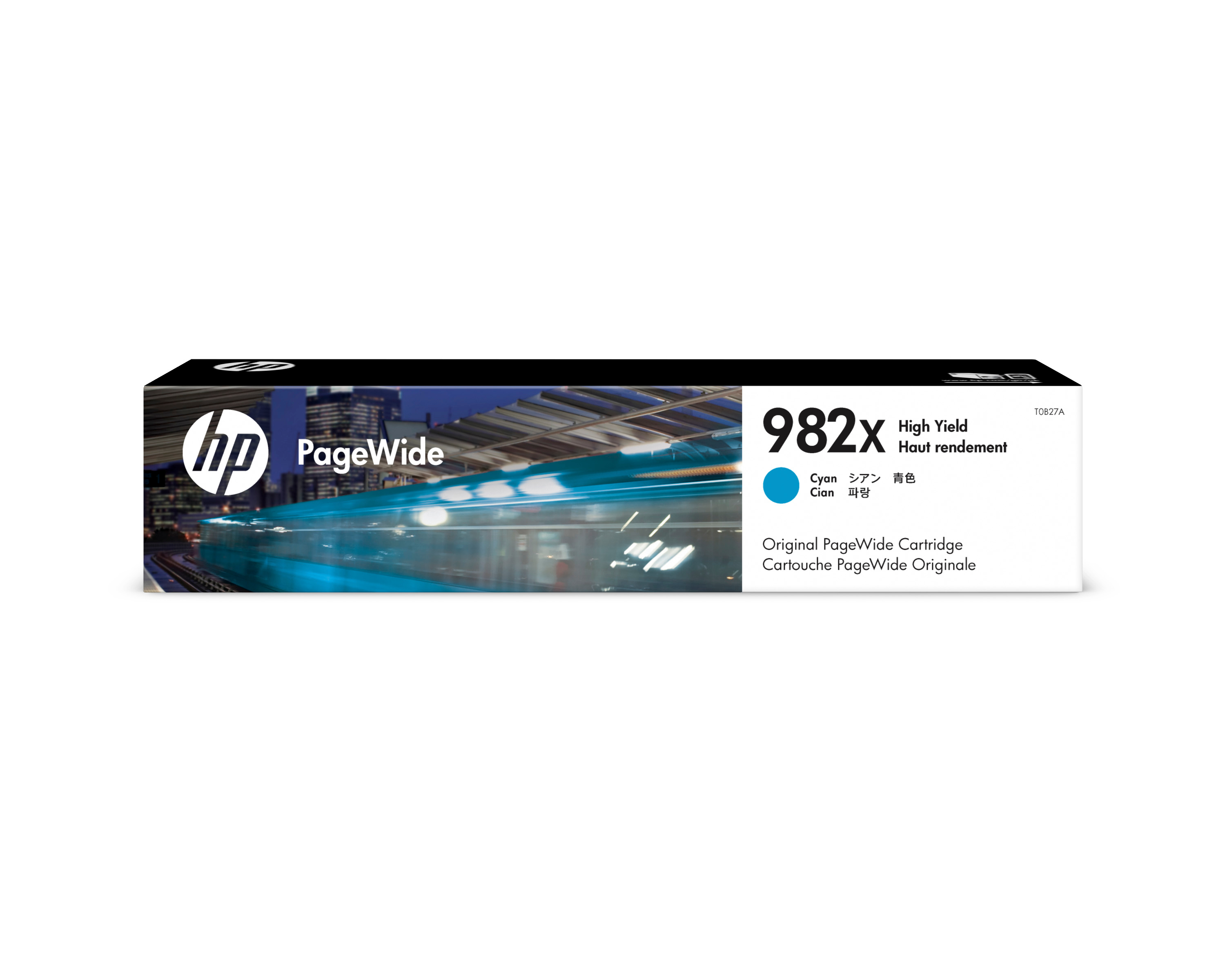 HP PW-Cartridge 982X cyan T0B27A PageWide Ent.765 16'000 p.