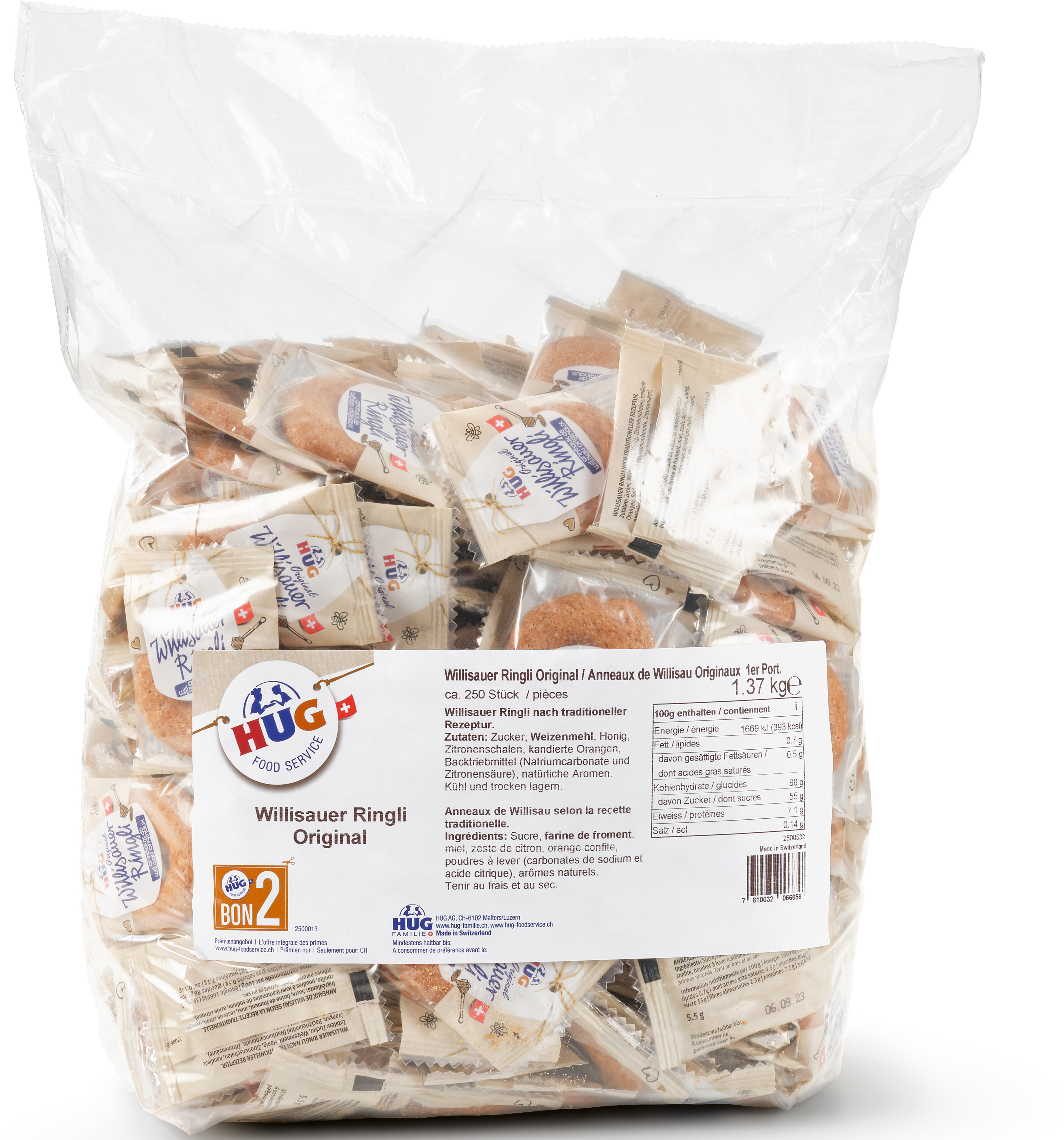 HUG Willisauer Ringli Original 5611000 5.5g, 250 Stk.