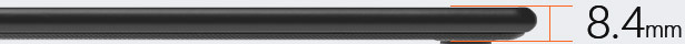 HUION Inspiroy Pen-Tablet MED Black RTM-500 8182Levels, 4 Keys Touch USB-C
