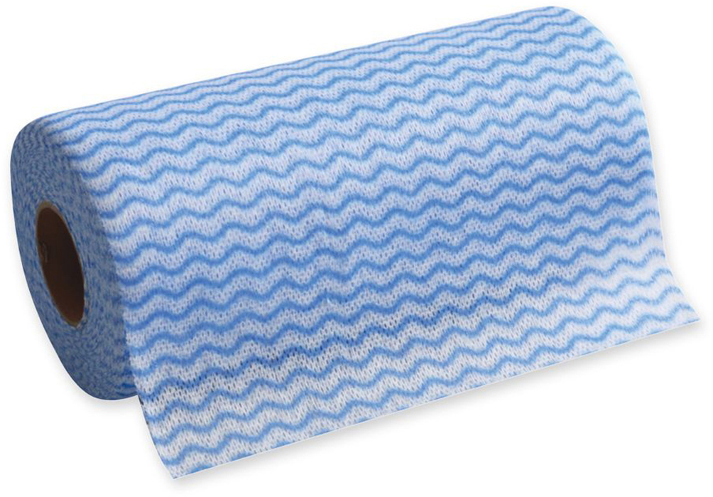 photo HYGOCLEAN Chiffon de nettoyage 20x40cm 930 bleu, blanc 1 rl./50 flls.