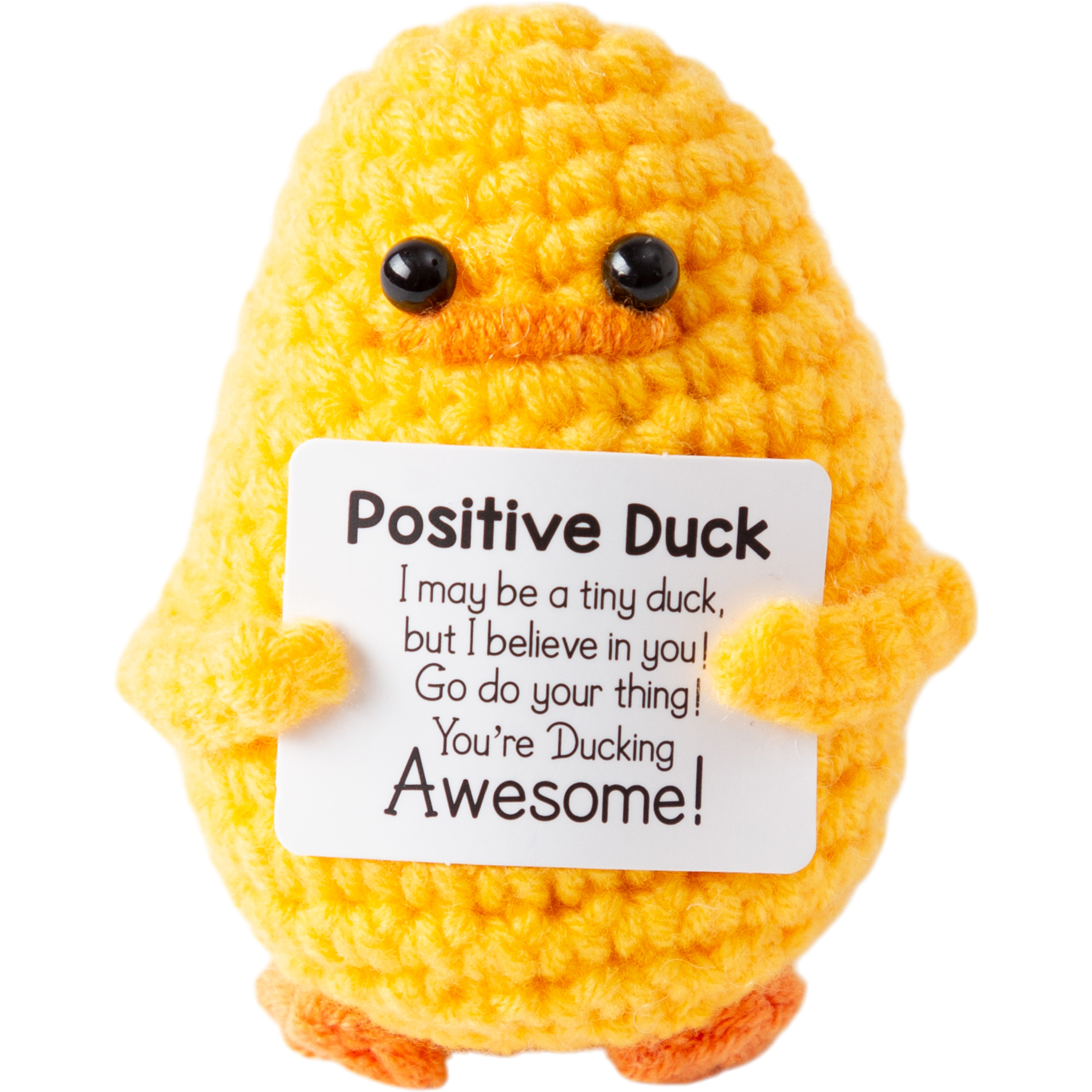 photo I AM CREATIVE Positive Duck 8cm 1000-1458 jaune