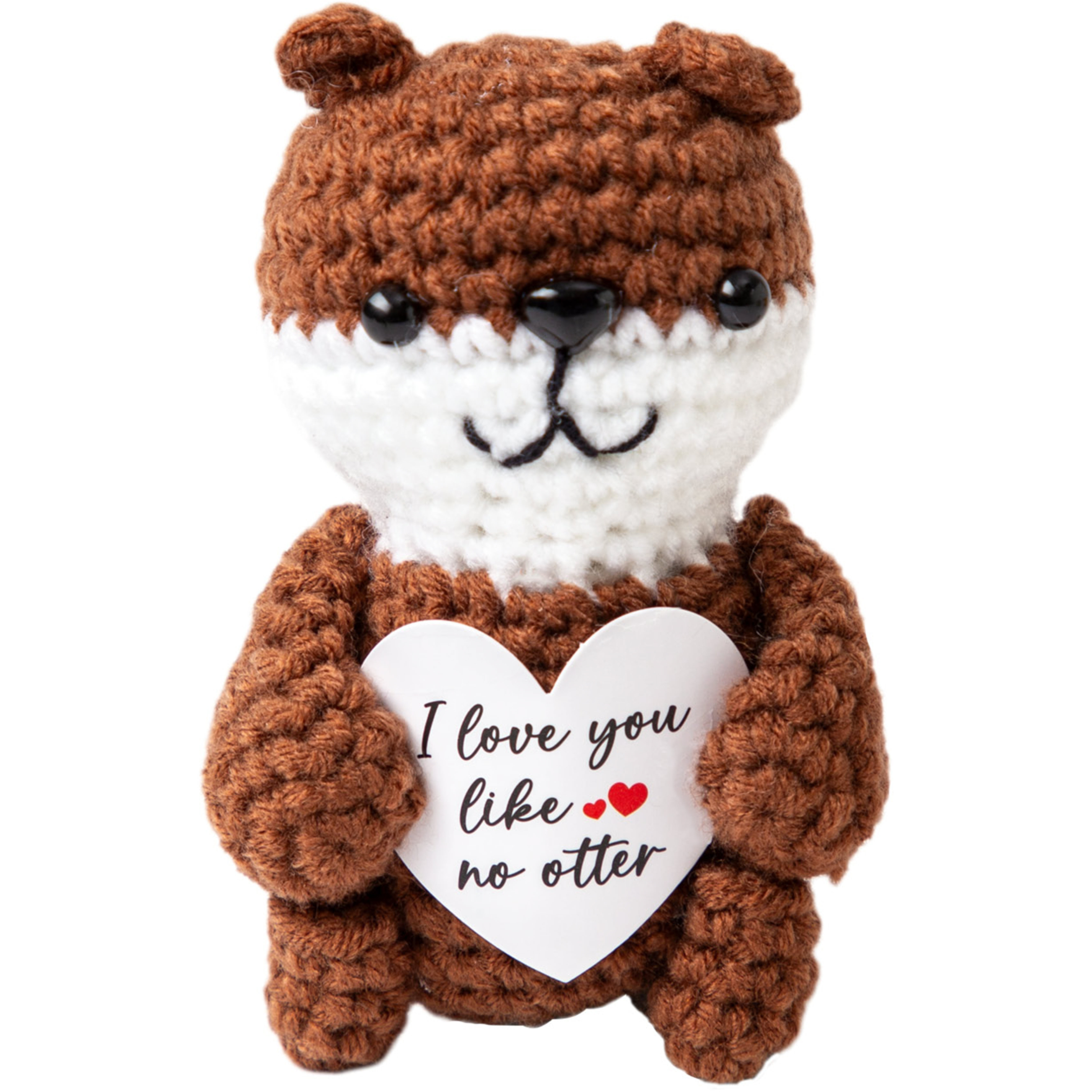 photo I AM CREATIVE Positive Loutre 12cm 1000-1550 brun