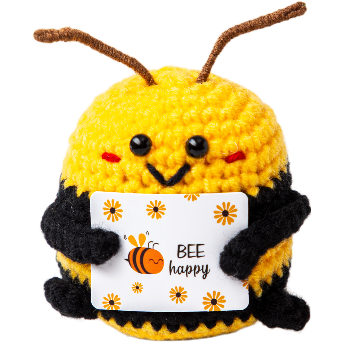 photo I AM CREATIVE Positive Abeille 7cm 1000-1552 jaune