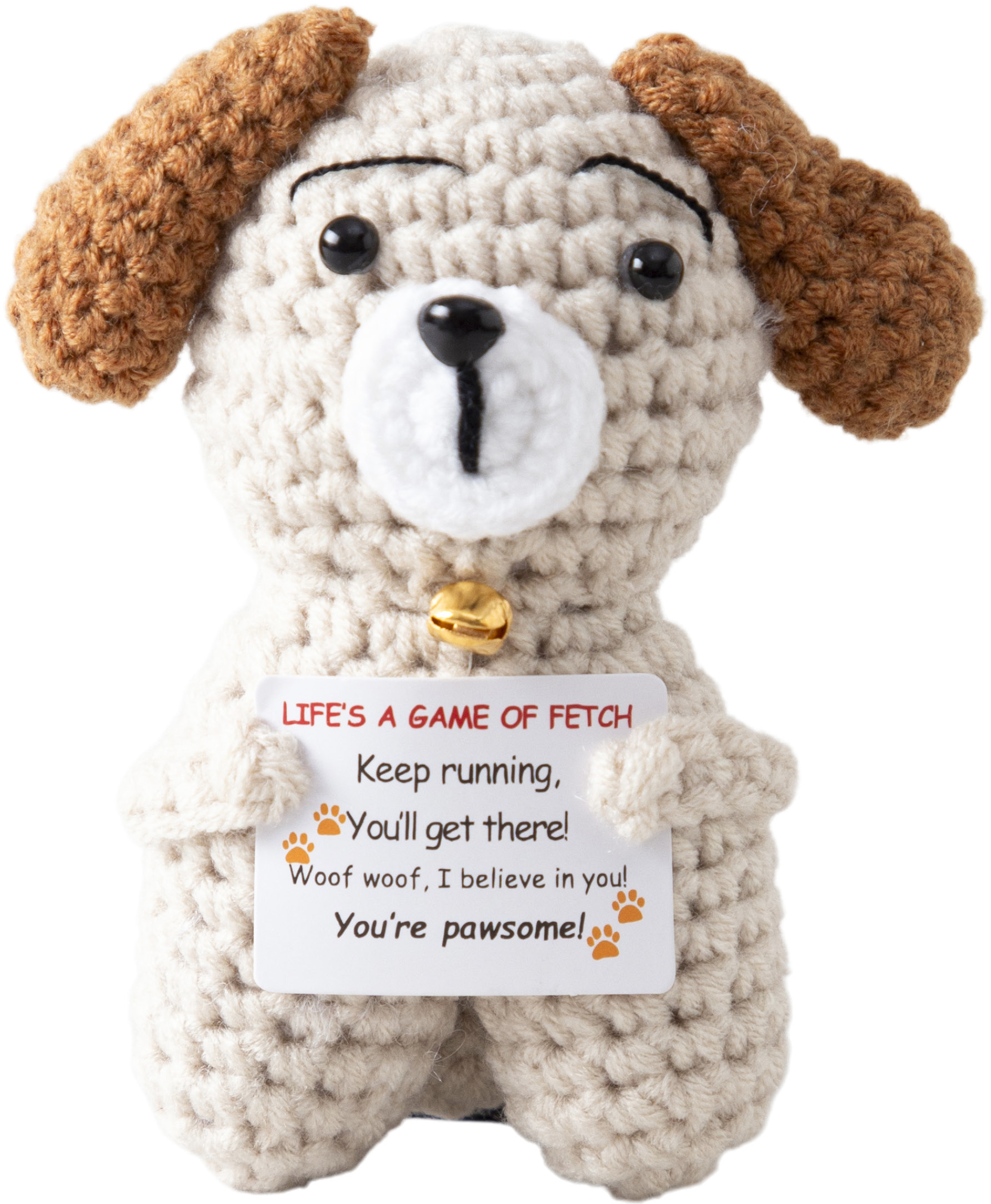 photo I AM CREATIVE Positive Dog 12cm 1000-1721 beige