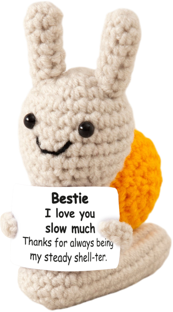 I AM CREATIVE Positive Snail 10.5cm 1000-2571 grau