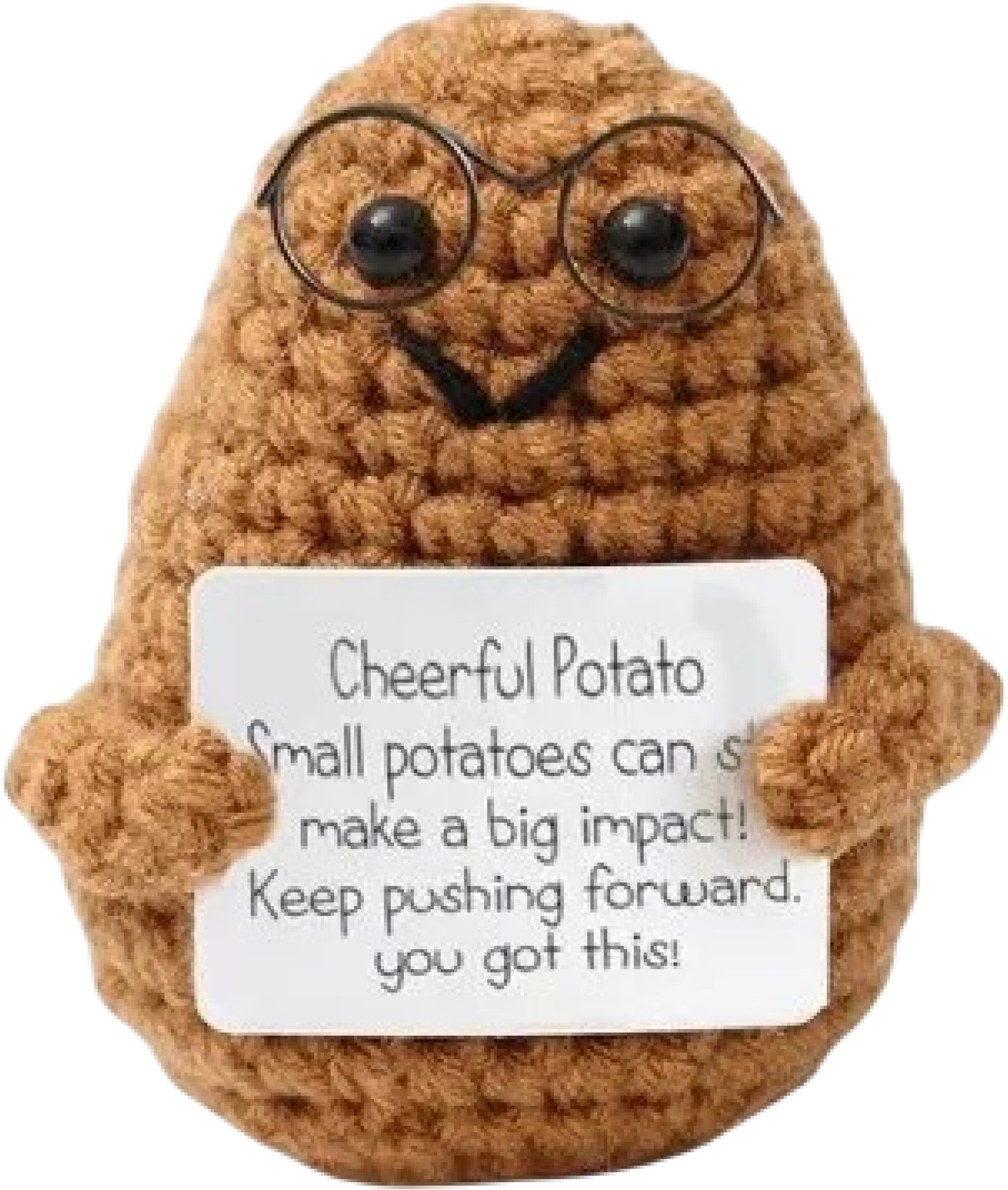 photo I AM CREATIVE Positive Potato lunnettes 12cm 219088 brun