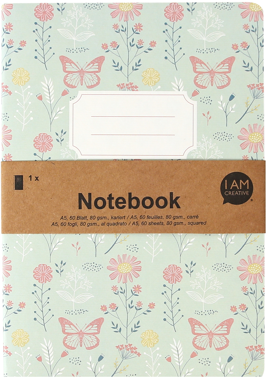 photo I AM CREATIVE Carnet A5 4005.18 vert 60 pages