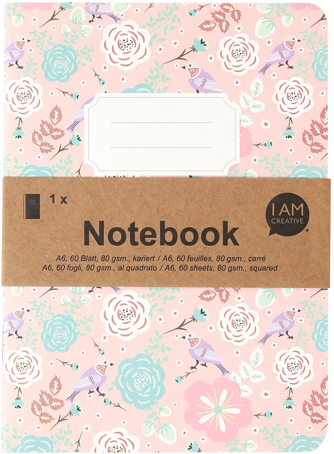 photo I AM CREATIVE Carnet A6 4005.36 rose 60 pages