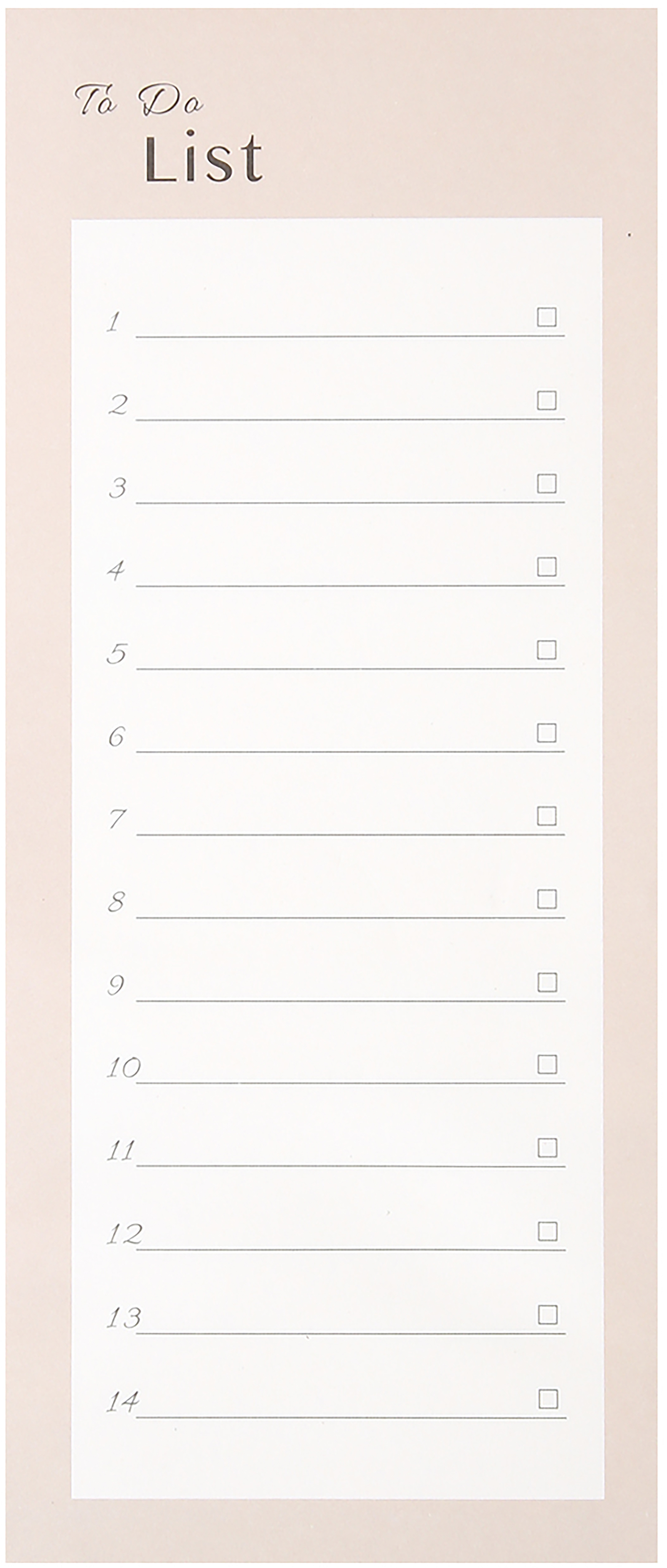 photo I AM CREATIVE To Do Liste 9x21cm 4005.38 rose 80 feuilles