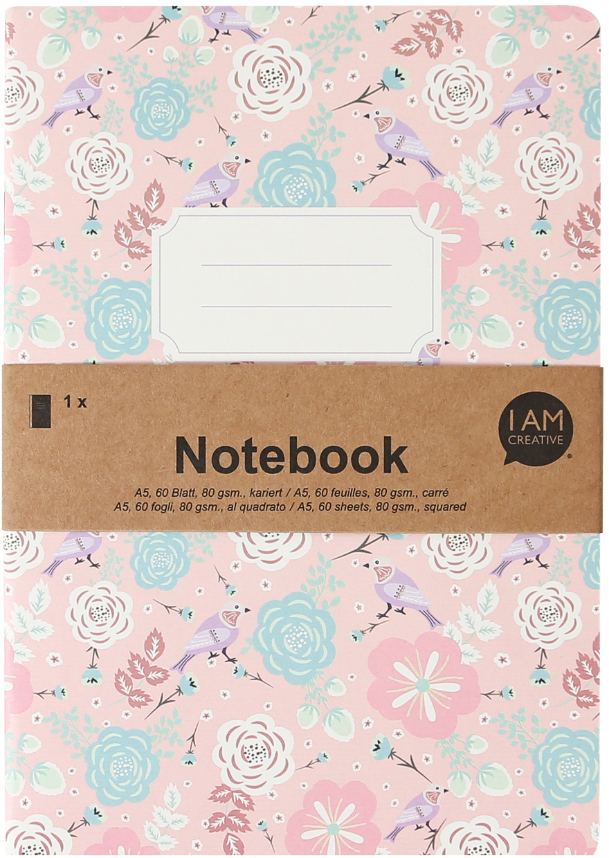 photo I AM CREATIVE Carnet A5 4005.44 rose 60 pages