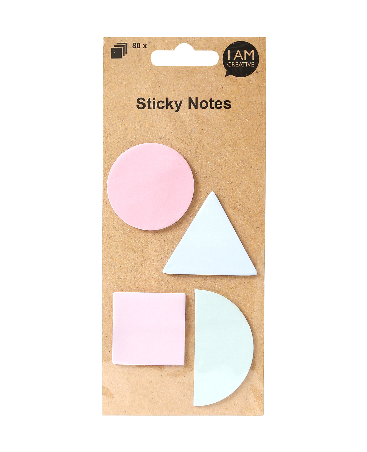 photo I AM CREATIVE Bloc notes 4086.82 Formes, pastel 4x20 Blatt