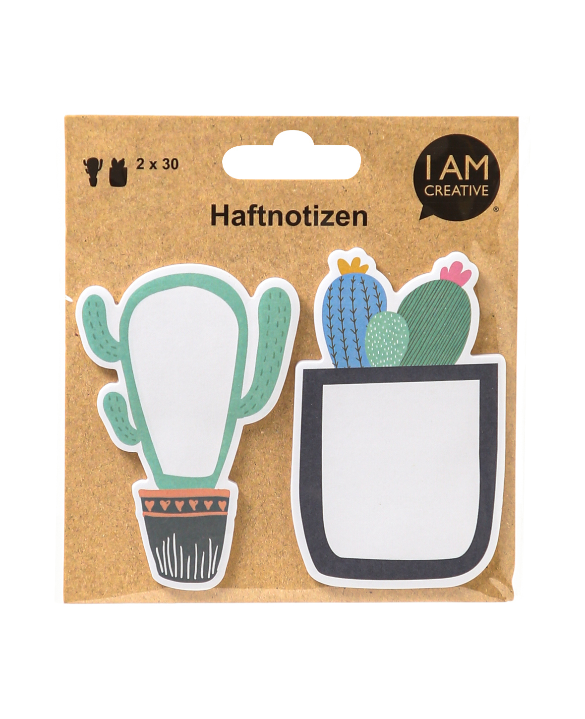 photo I AM CREATIVE Notes autocollantes 4086.84 Cactus 60 feuilles