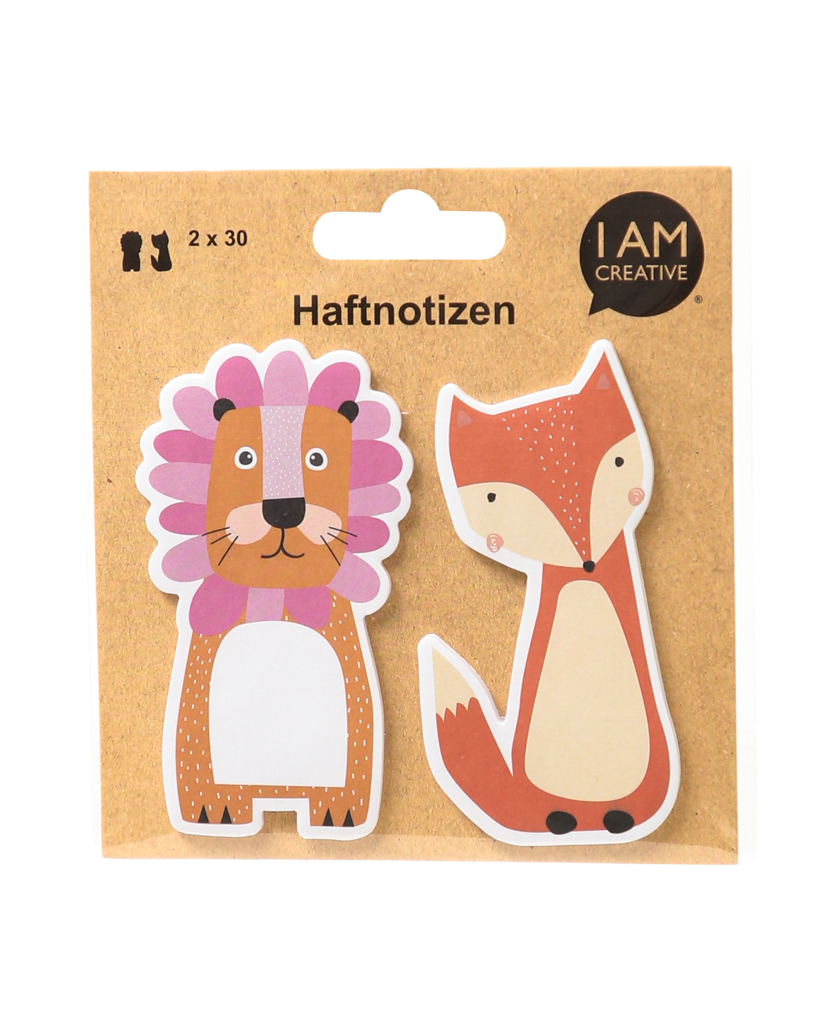 photo I AM CREATIVE Notes autocollantes 4086.87 Animaux 60 feuilles