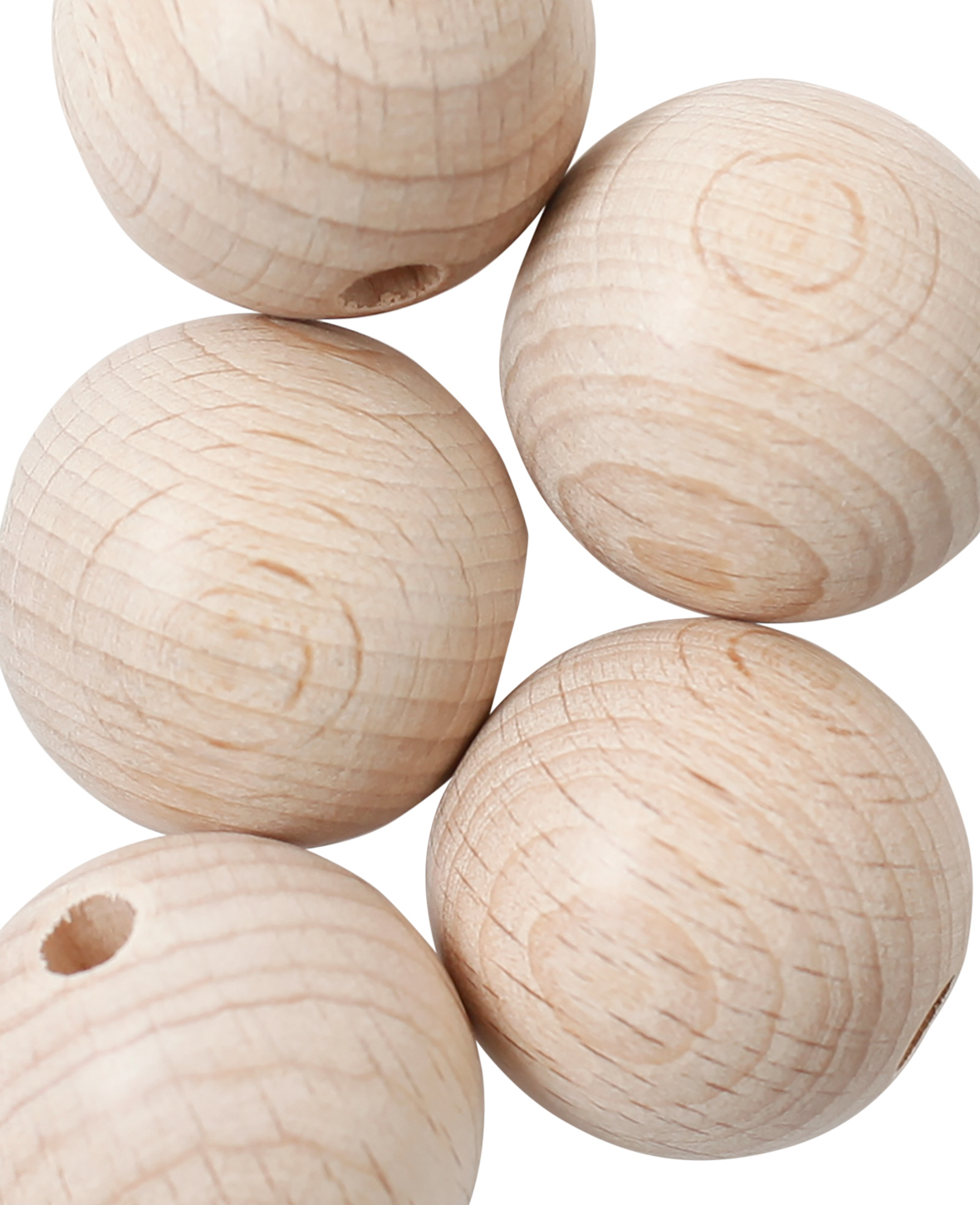 photo I AM CREATIVE Boules en bois brut 25mm 4530.25 Bois de hêtre 5 pièces