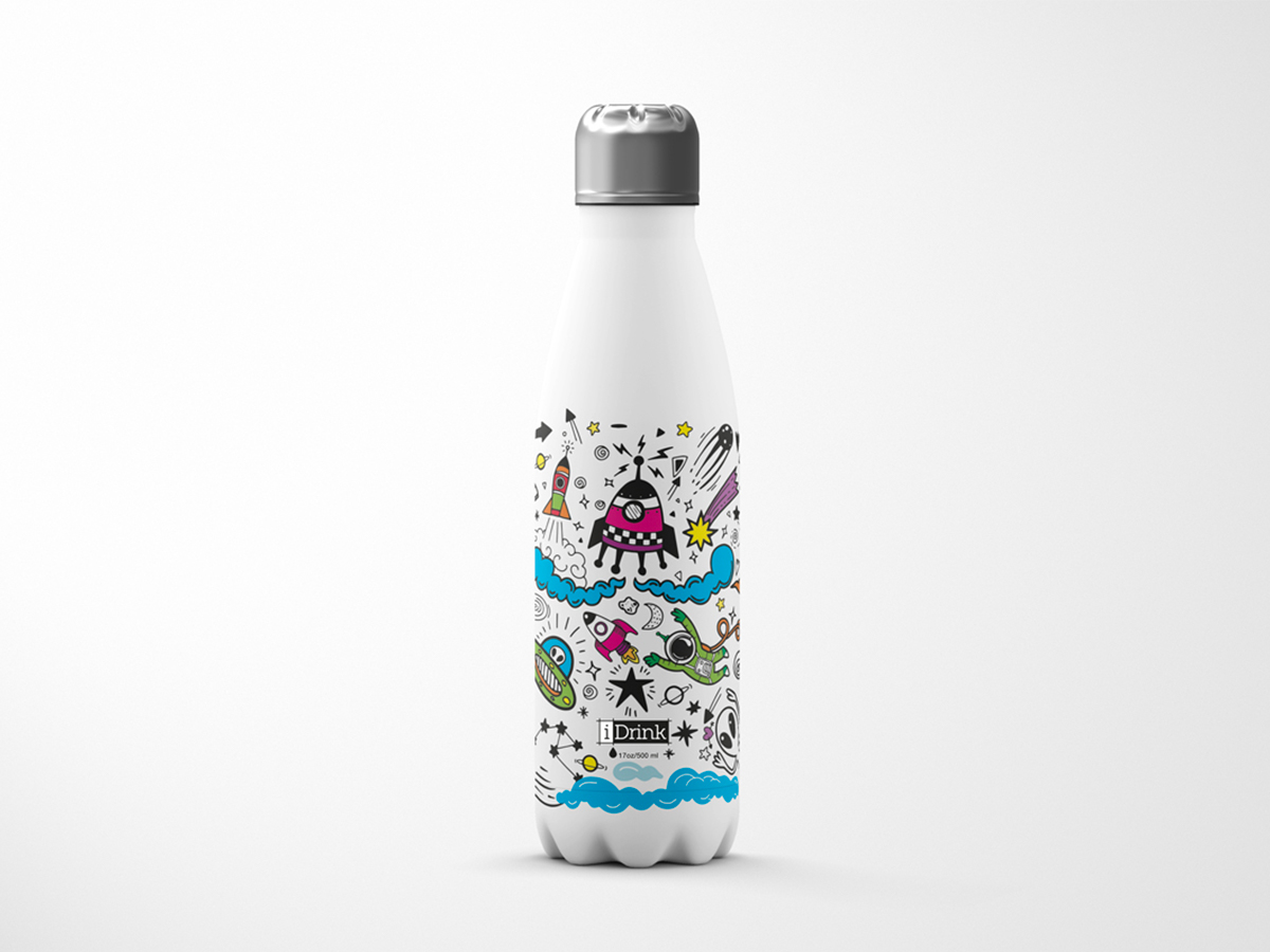 I-DRINK Thermosflasche 500ml ID0018 Space