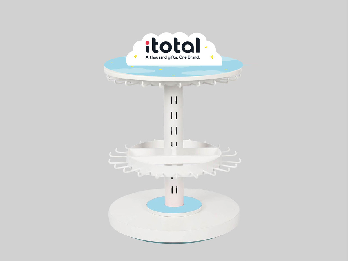 I-TOTAL Thekendisplay EXP276 für Schlüsselanhänger