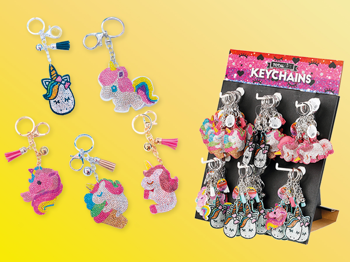 photo I-TOTAL Porte-clés licorne XL1436 5 motive