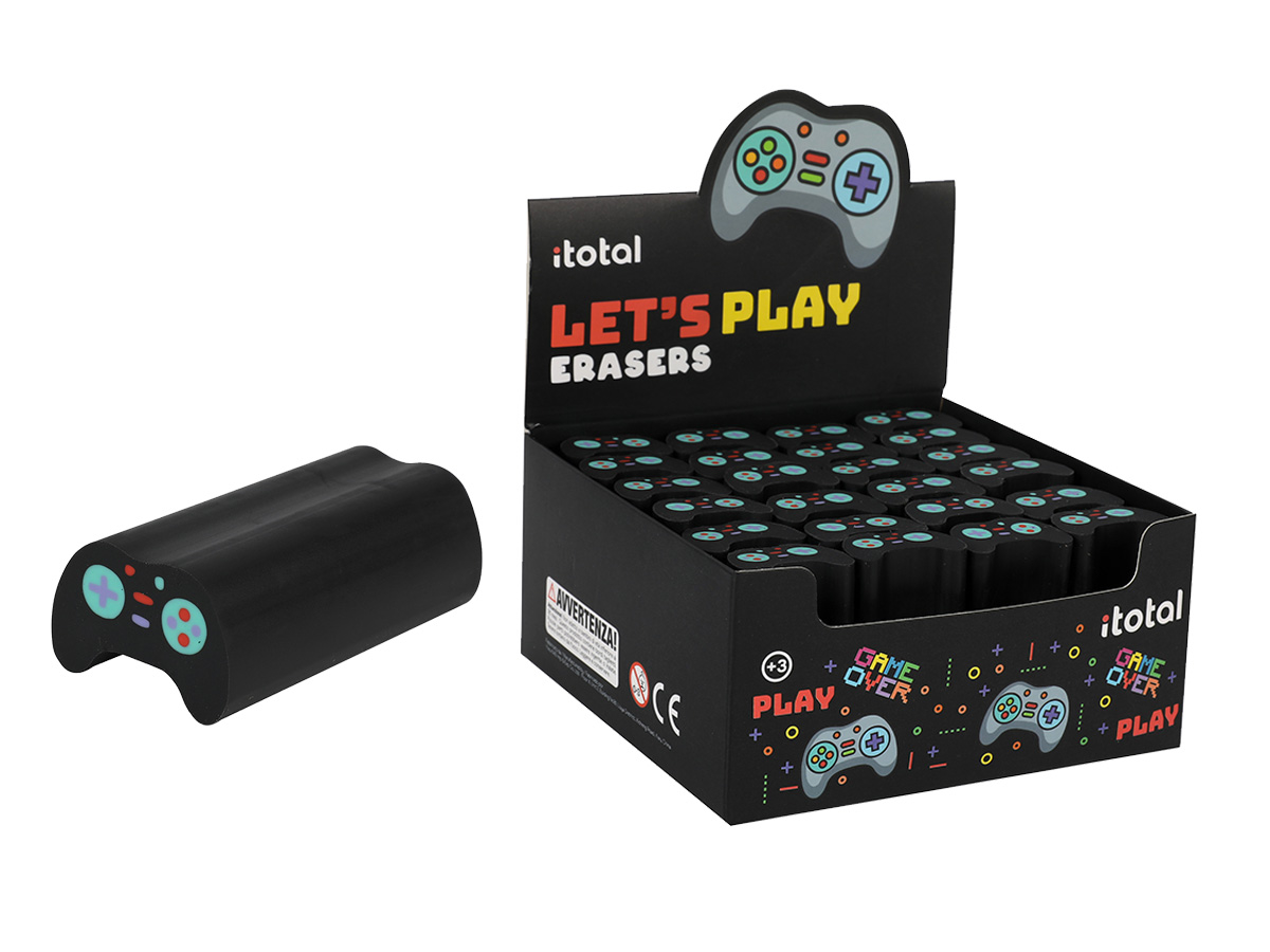 photo I-TOTAL Gomme 2.3x6cm XL1804F Let's Play