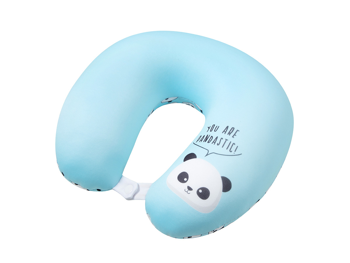 photo I-TOTAL Oreiller de voyage 30x30x10cm XL1813 Panda