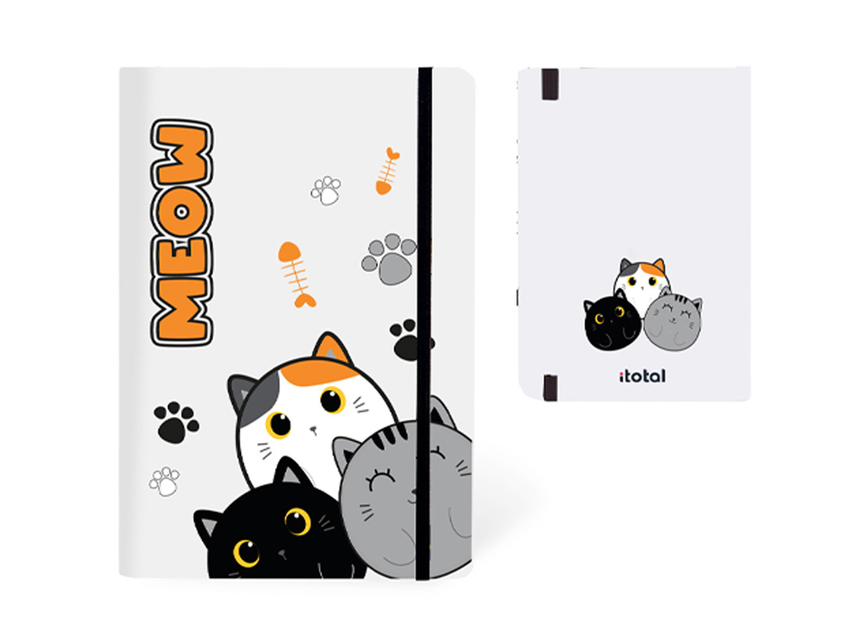 photo I-TOTAL Carnet de notes A5 XL1891 Cat