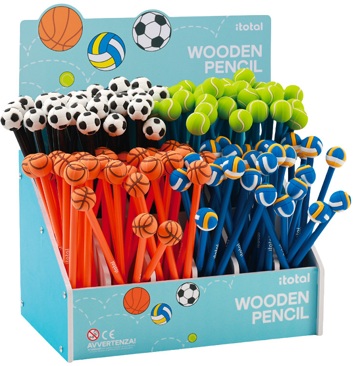 I-TOTAL Bleistift 3D XL2178B Sport, assortiert