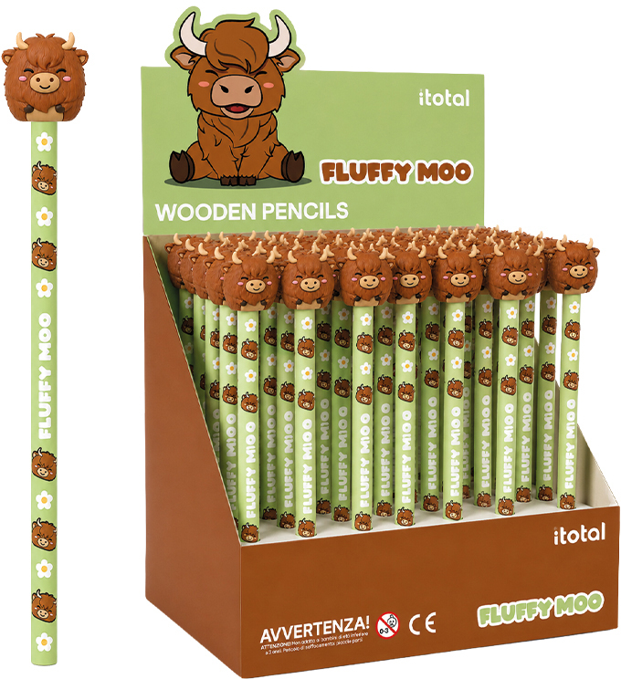 I-TOTAL Bleistift 3D XL2178D Highland Cow
