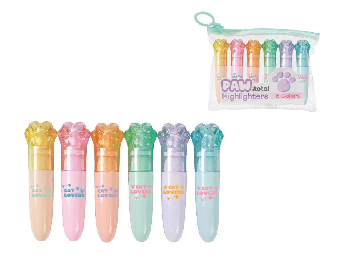 photo I-TOTAL Surligneur mini XL2306G Pattes 6 Couleurs