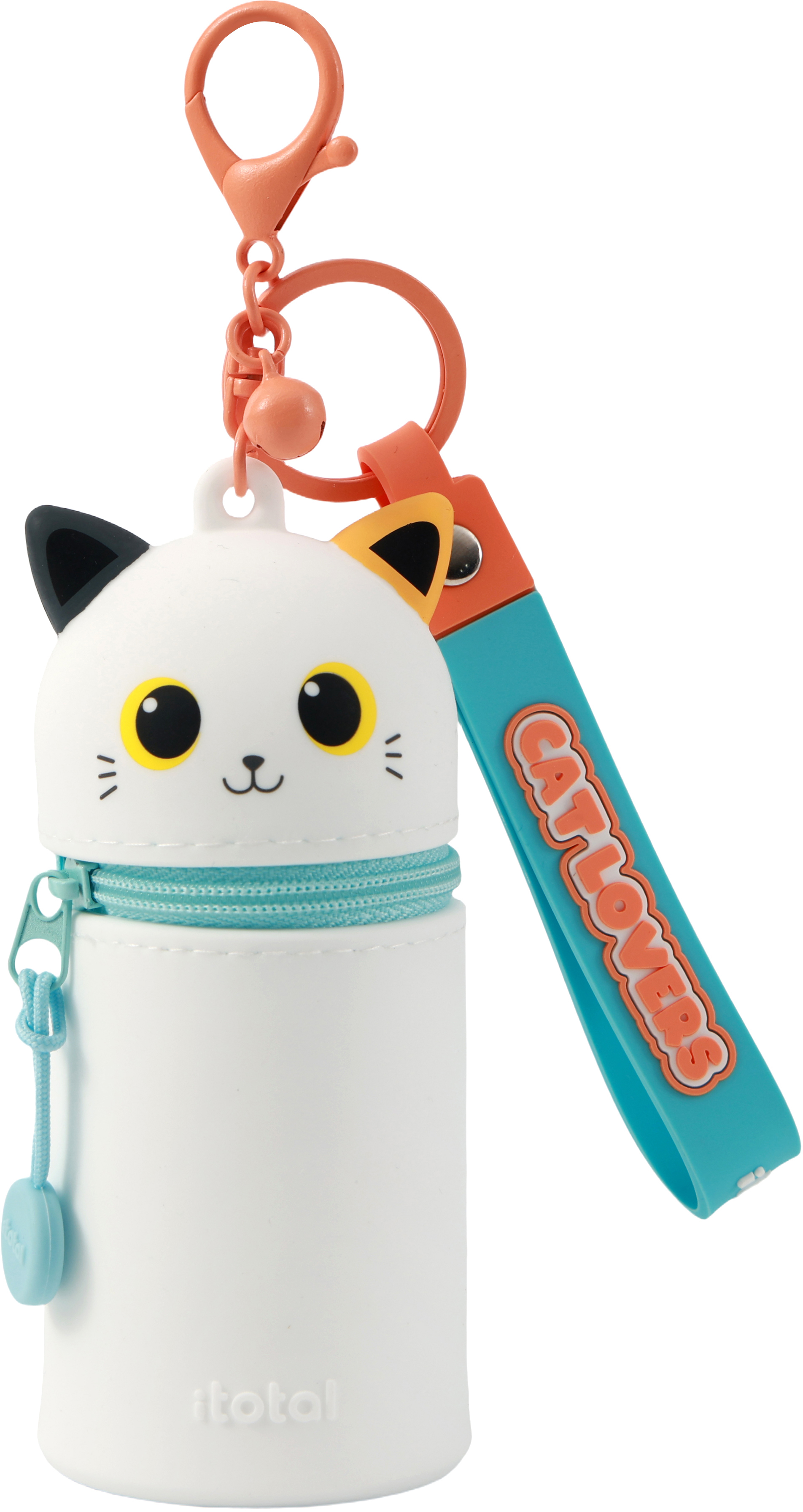 photo I-TOTAL Porte-clés crocheté XL2486C Cat orange
