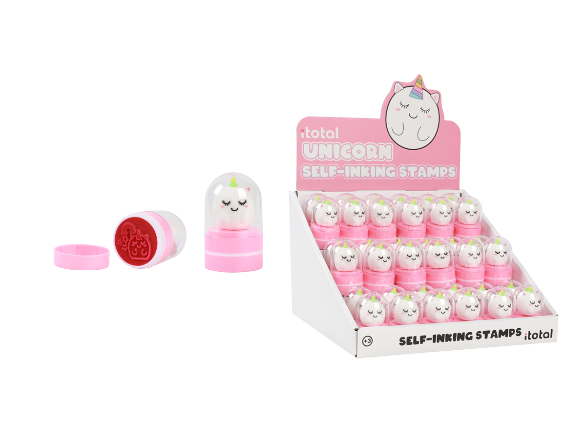 photo I-TOTAL Tampon Unicorn XL2511 assortis