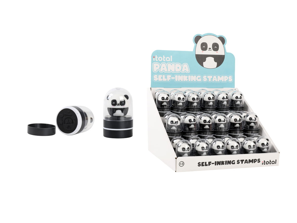 photo I-TOTAL Tampon Panda XL2517 assortis
