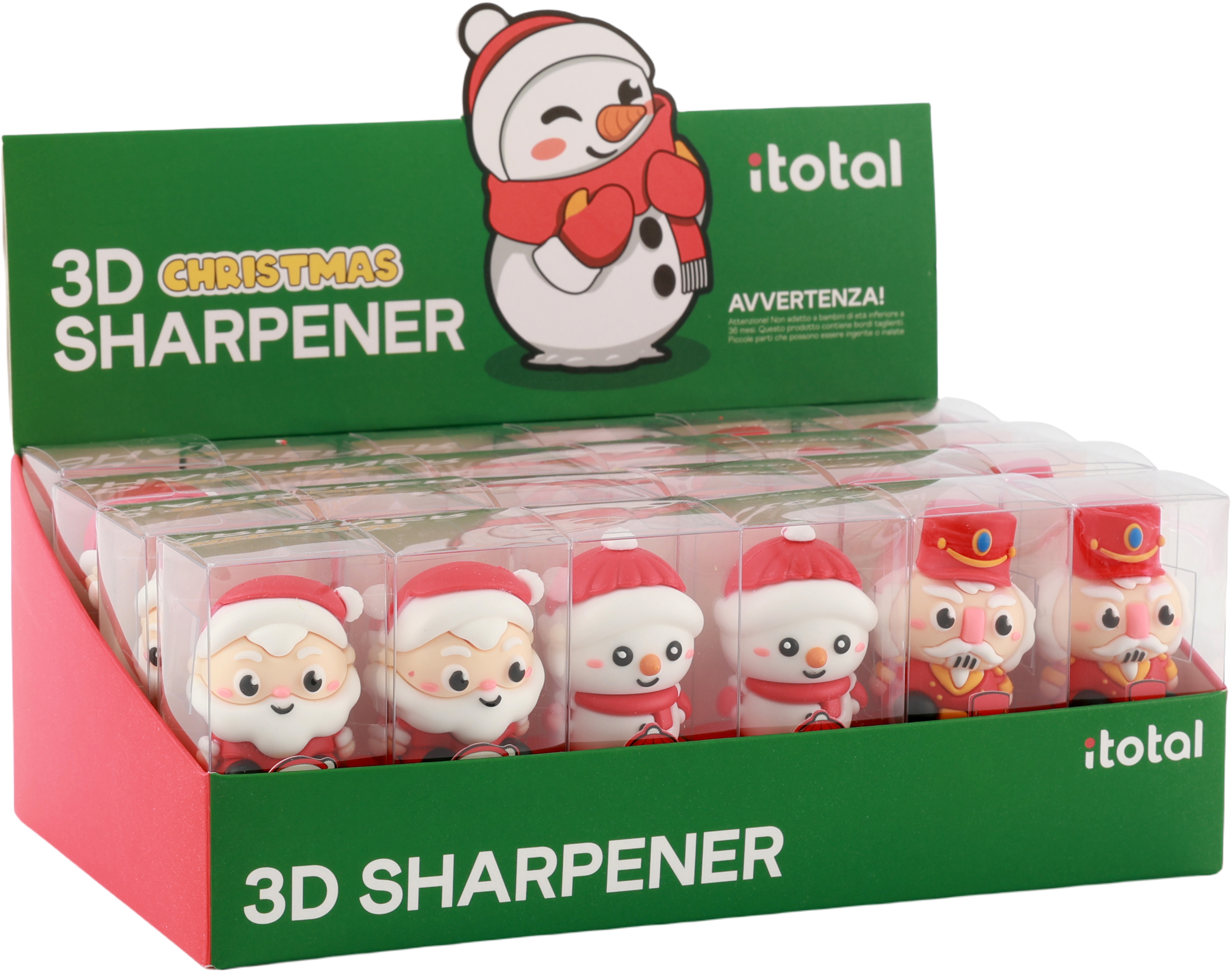 photo I-TOTAL Taille crayon 3D XL2685S Xmas, assorti
