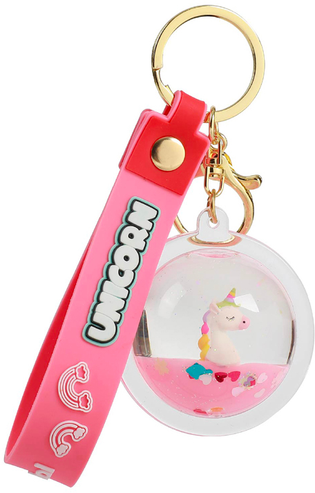 photo I-TOTAL Porte-clés boule XL2793C Unicorn pink