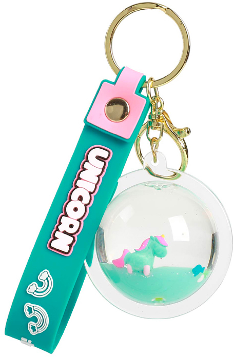 photo I-TOTAL Porte-clés boule XL2793D Unicorn mint