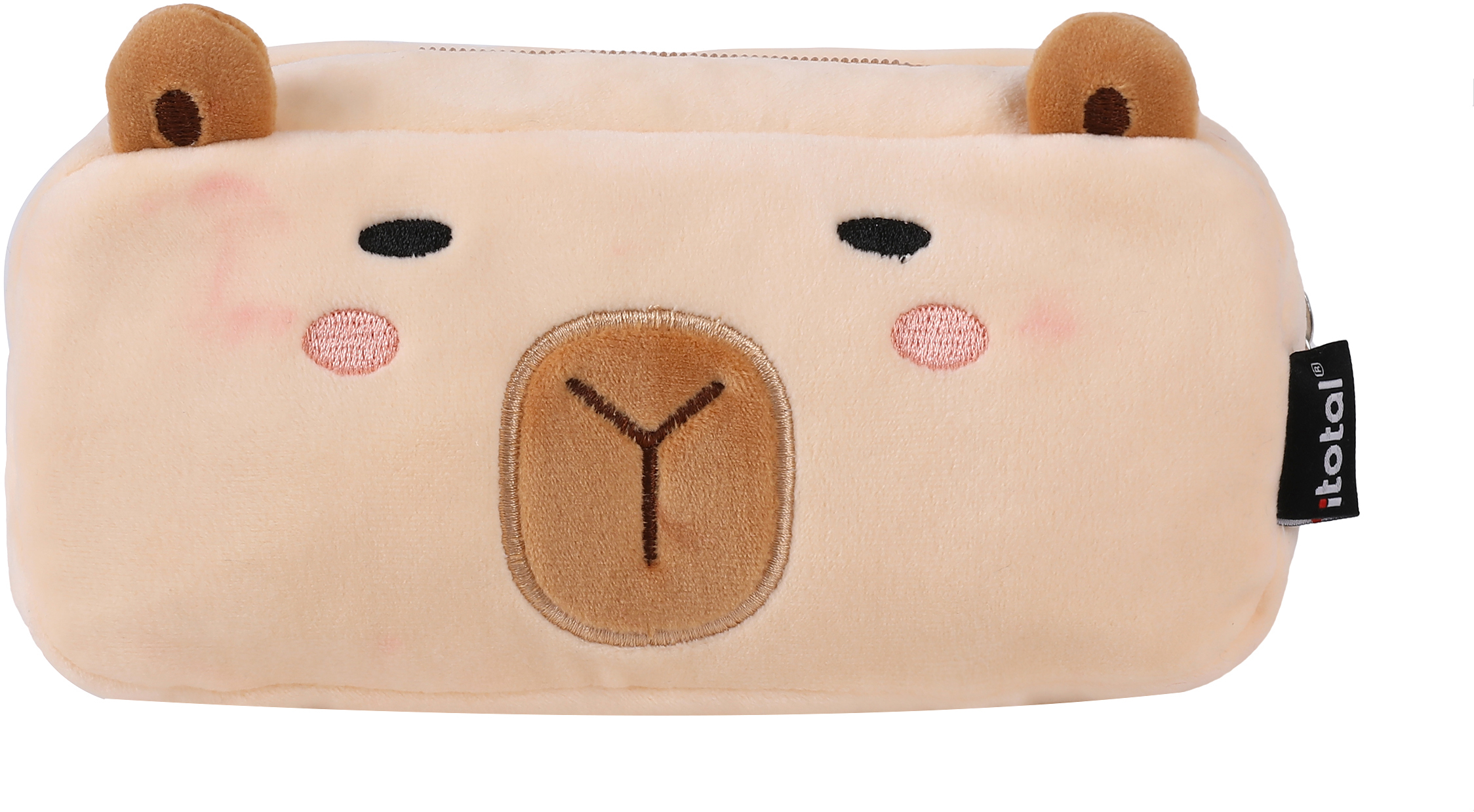 I-TOTAL Etui Plüsch XL2868A Capybara 20x8x8cm