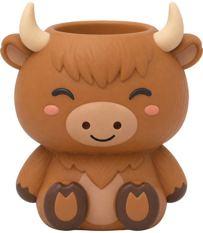 I-TOTAL Stifteköcher 3D XL3034M Highland Cow