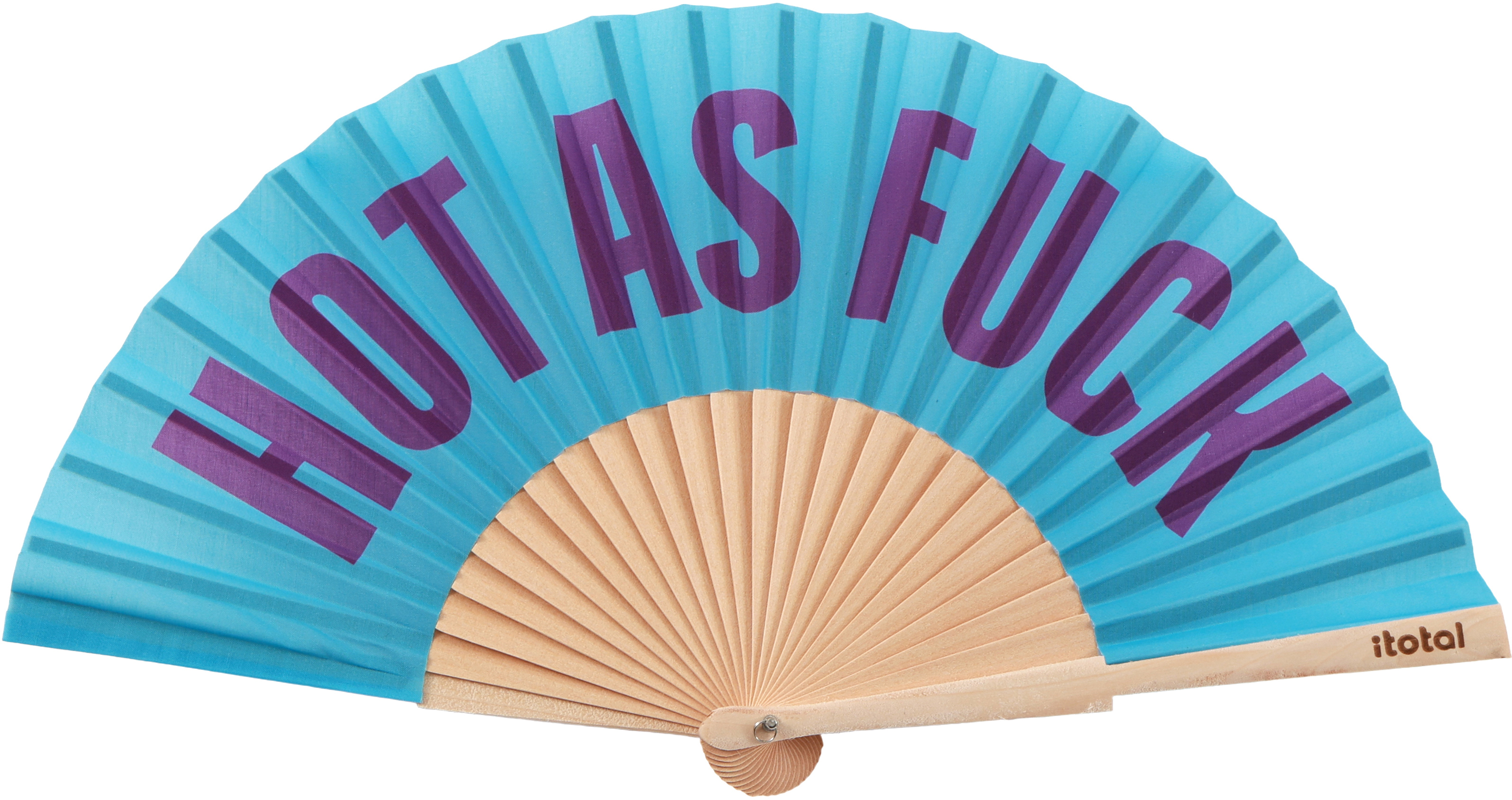 photo I-TOTAL Folding Fan 23cm XL3165C Hot as Fuck