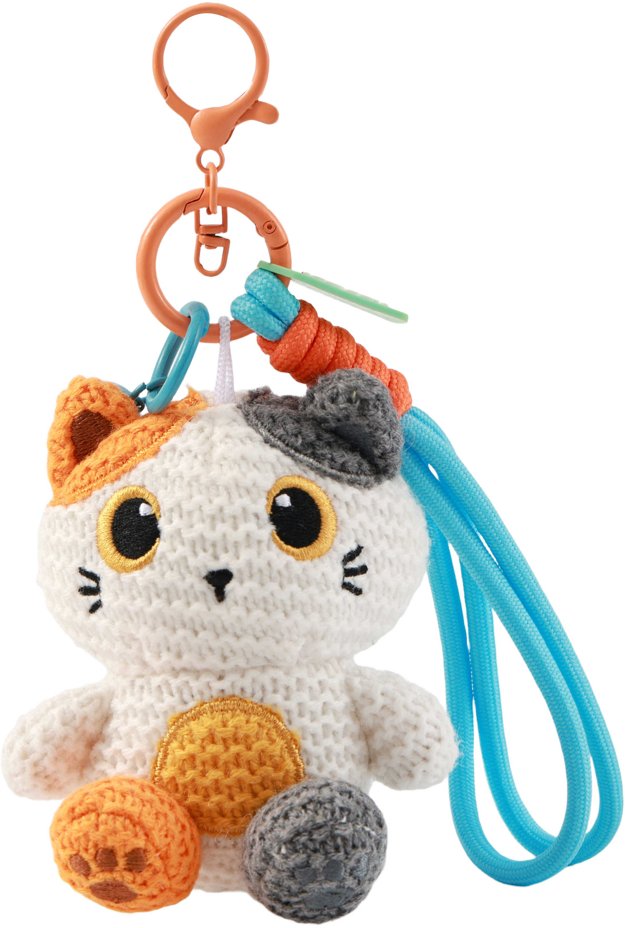 photo I-TOTAL Porte-clés crocheté XL3443 Cat orange