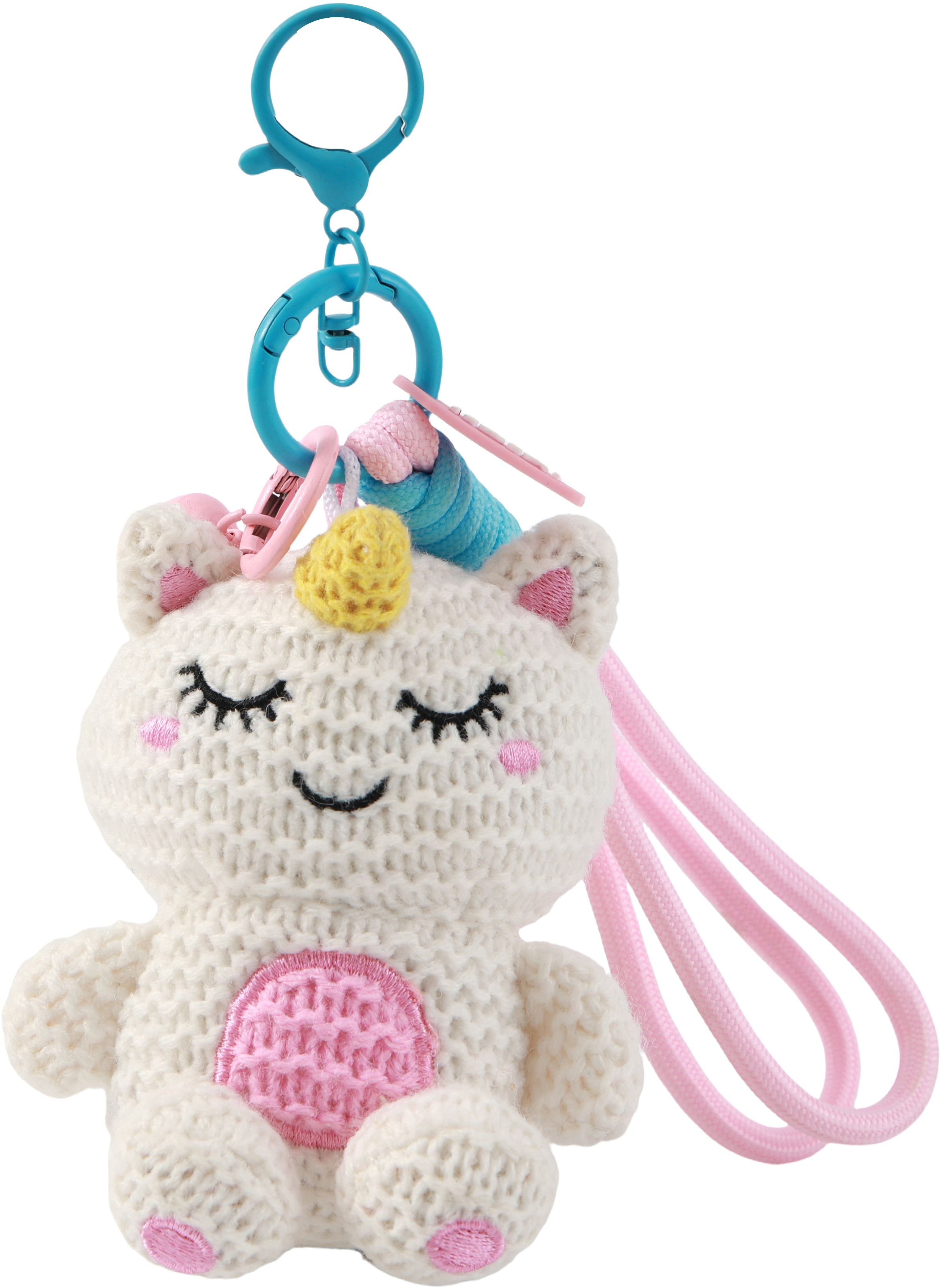 photo I-TOTAL Porte-clés crocheté XL3446 Unicorn