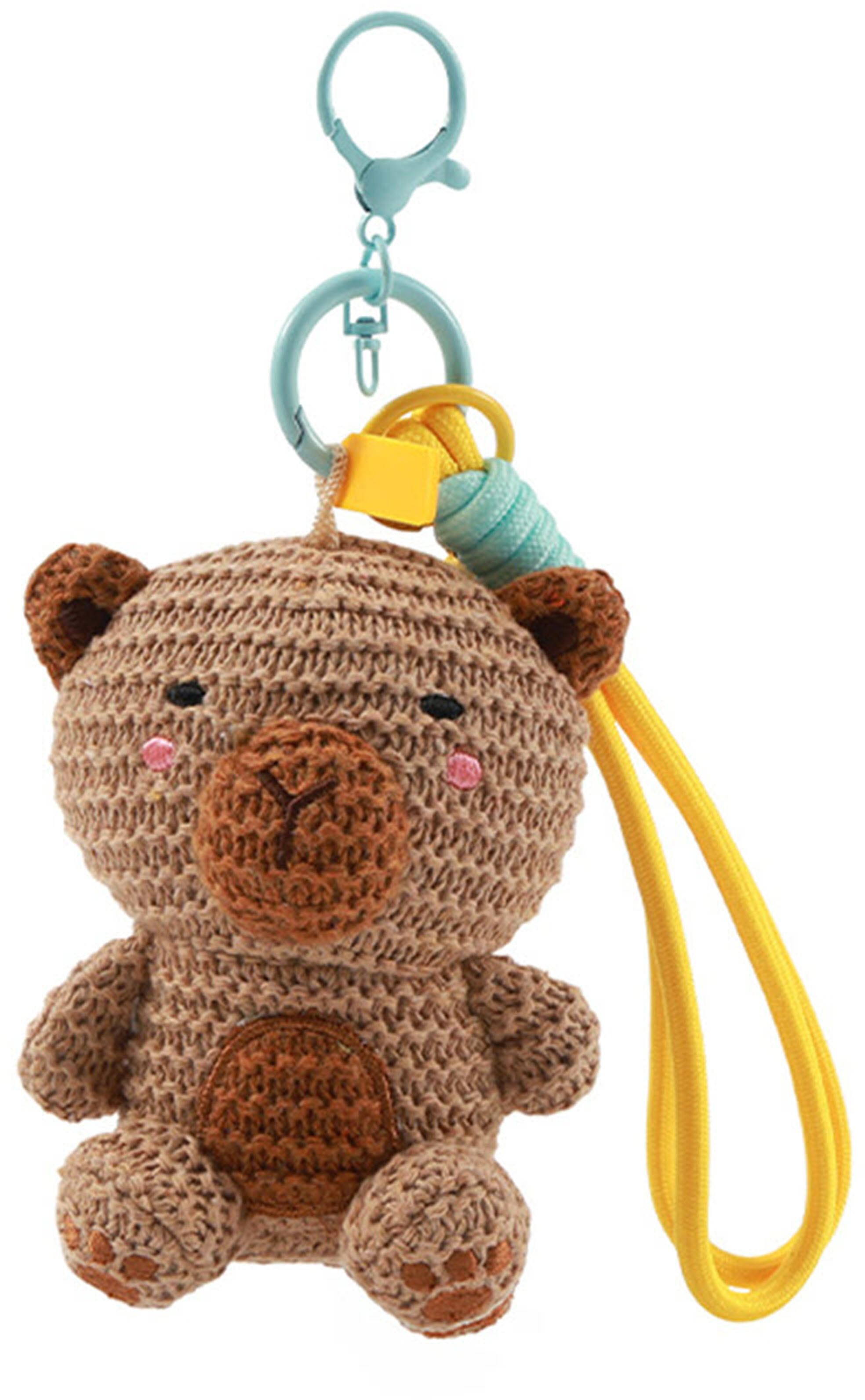 photo I-TOTAL Porte-clés crocheté XL3449 Capybara