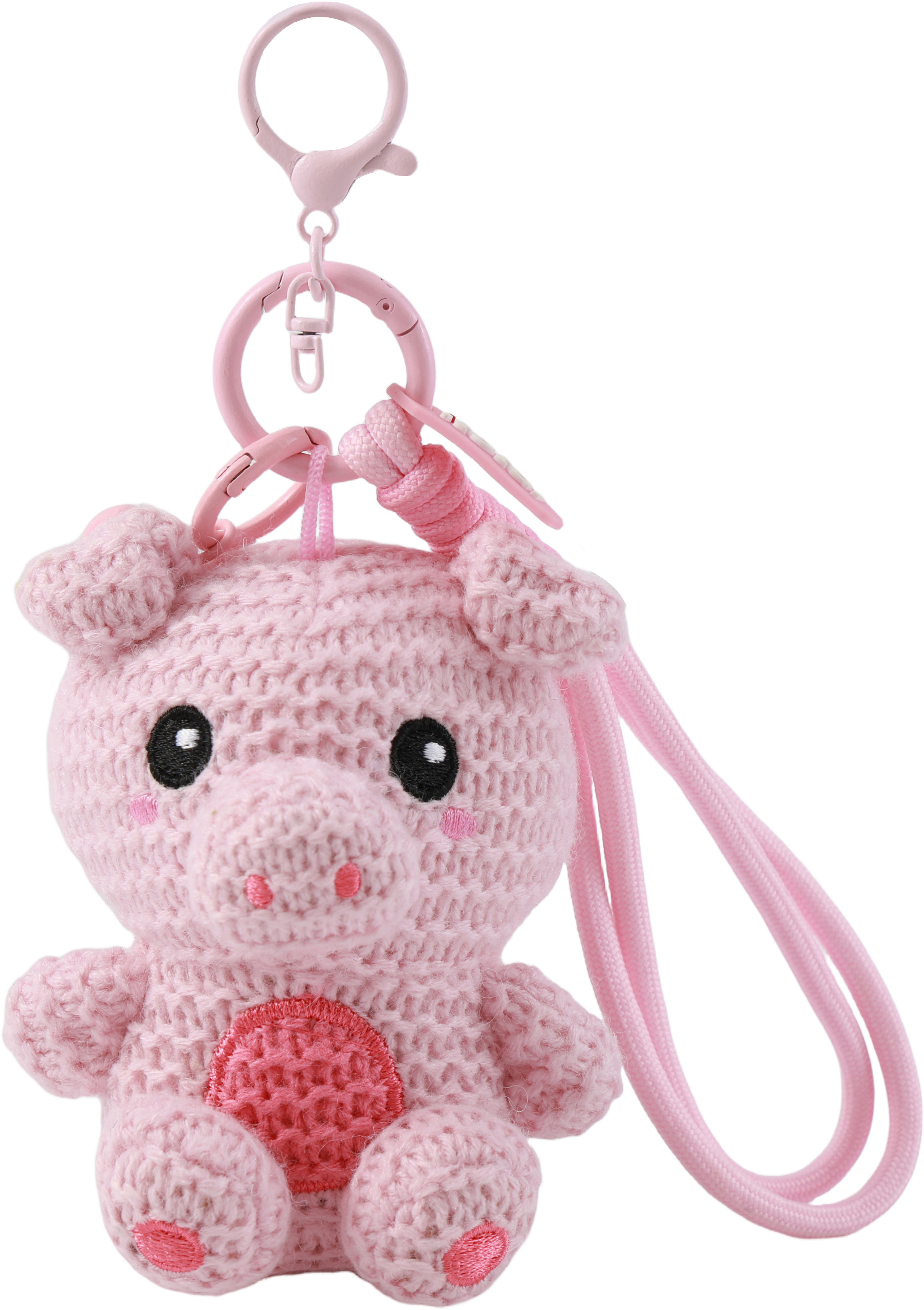 photo I-TOTAL Porte-clés crocheté XL3450 Piggy