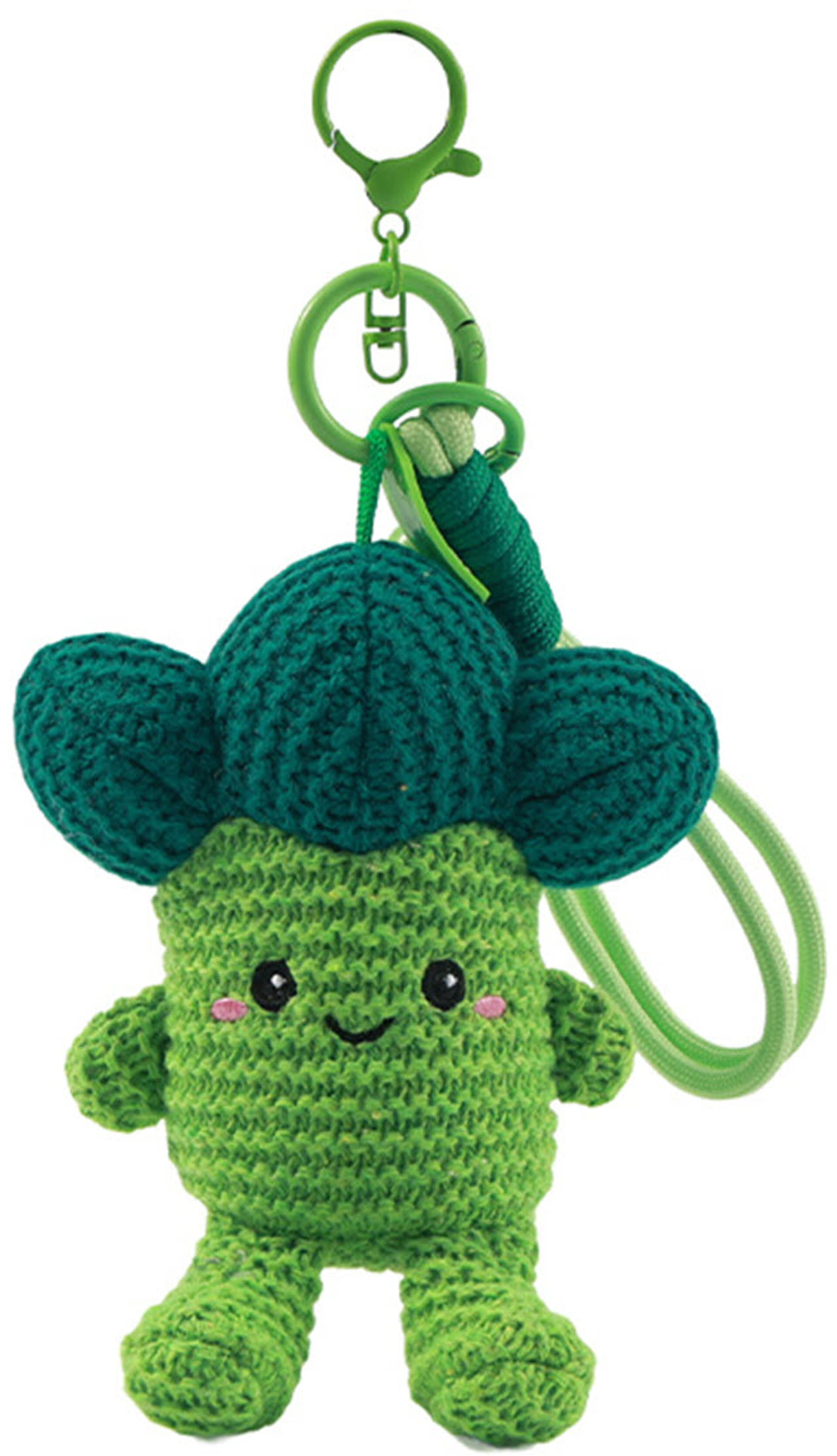 photo I-TOTAL Porte-clés crocheté XL3455D Benny Broccoli