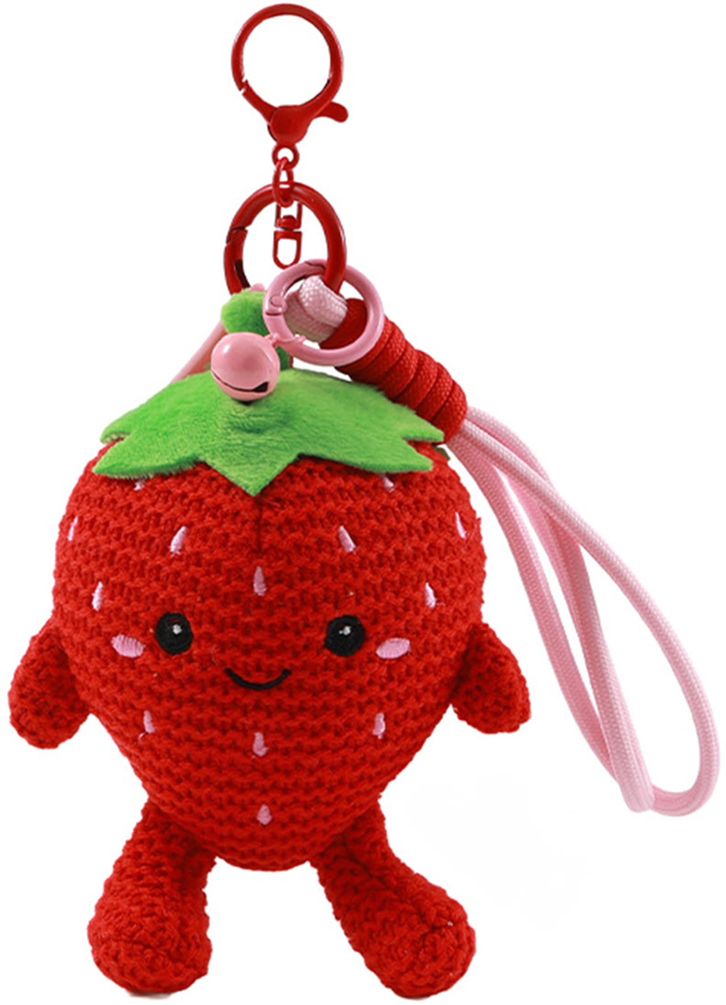 photo I-TOTAL Porte-clés crocheté XL3455F Stella Strawberry