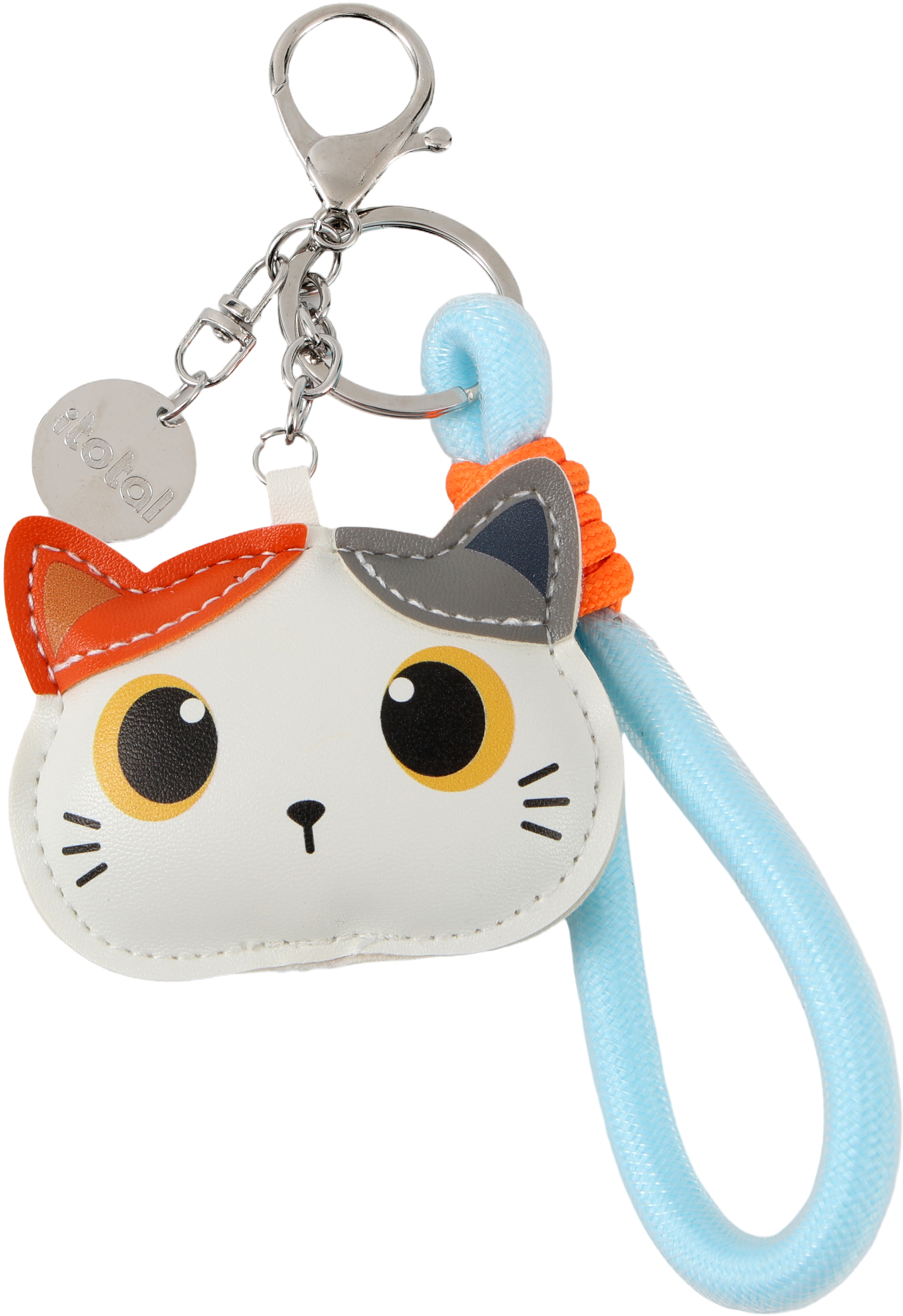 I-TOTAL Schlüsselanhänger PVC XL3488 Orange Cat