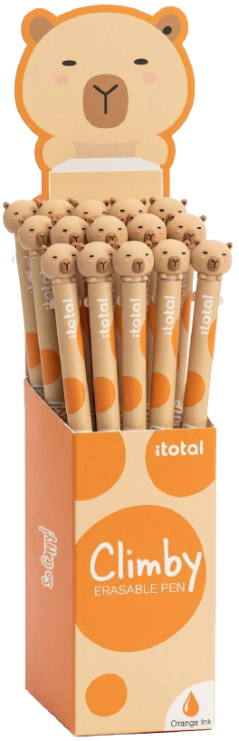 I-TOTAL Gelschreiber Climby 0.7mm XL3606 Capybara, orange, radierbar