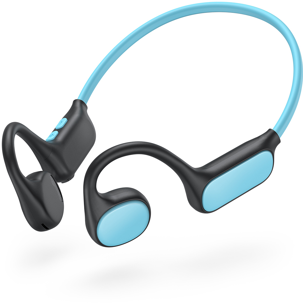 photo ICLEVER Kids Air Conduction Headphones C01-2589N-01 OWS01, BT, blue/black